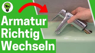 Waschtischarmatur Wechseln ✅ ULTIMATIVE ANLEITUNG Wie Waschbecken Wasserhahn amp Armatur Austauschen [upl. by Yensehc]