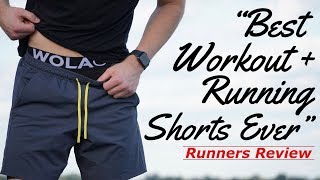 Best RunningMarathonWorkout Shorts From WOLACO [upl. by Ursel]