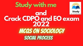 CDPO Preperation MCQs on Social Process [upl. by Adaj]