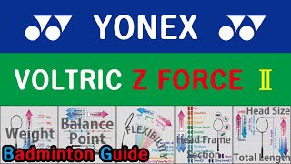 Yonex Voltric Z Force Ⅱ Badminton Racket Analysis [upl. by Irehj]