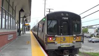 LIRR Massapequa  Trains driving in Both Directions [upl. by Scotty]