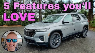 5 features you will love in the 2023 Chevrolet Traverse RS [upl. by Inava704]