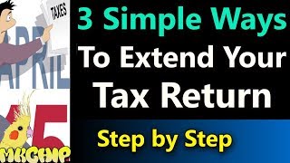 How Do I Extend My Tax Return Online or by Paper How to file form 4868 online and extension payment [upl. by Ladin333]