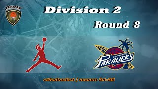 Atlasbasket  Div 2Round 8  SPARTANS vs CLEVELAND PARALIERS [upl. by Kannry]