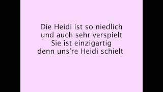 quot Heidi  Das Opossum quot  Song mit Text  Lyrics [upl. by Eednus]