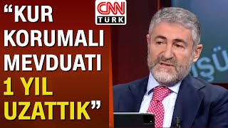 Bakan Nureddin Nebati quotTürkiyedeki mevduatın üçte biri kur korumalıya geçtiquot [upl. by Yelnats]