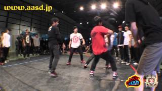 UK CHAMPIONSHIPS JAPAN FINALS 2016 CREW BATTLE BEST8 WASEDA BREAKERS VS 九州男児新選組 [upl. by Ayalahs]