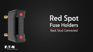 Eatons Bussmann series Back stud Red spot fuse holders [upl. by Yorgos676]