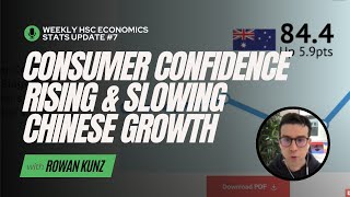 HSC Weekly Economics Stats Update Rising Consumer Confidence Slowing Chinese Economic Growth [upl. by Clifton]