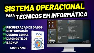 O MELHOR PROGRAMA PARA TÉCNICO EM INFORMÁTICA  Um Sistema Operacional para resolver problemas do PC [upl. by Ecad]