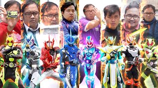 ALL REIWA MAIN amp SECONDARY KAMEN RIDER HENSHIN COSPLAY VFX [upl. by Eyeleen]