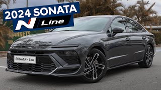 2024 Hyundai SONATA N Line  Sleeker amp Sportier with New Tech [upl. by Ardnasal]