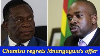 Chamisa Declines Mnangagwas Offer to Be Leader of Opposition in Parliament [upl. by Gil]