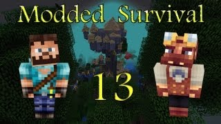 Minecraft Modded Survival Ep13  Ender Problems [upl. by Guibert474]