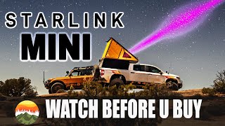 STARLINK MINI  Watch BEFORE You Buy  InMotion Speed Testing Setup amp Off Grid Power [upl. by Ylen]