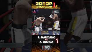 highlights INTERCAMBIO 3 2 WCL R Marciano VS A Joshua 1 delaydelama boxing fight [upl. by Meirrak]