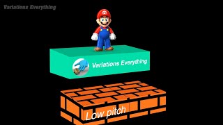 8 quotWhoa oh oh oh ohquot Sound Variations  Soft body simulation mario [upl. by Enaj]