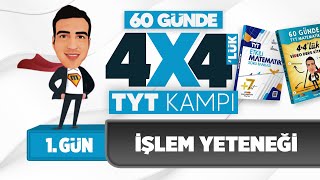 İşlem Yeteneği I 44lük TYT Matematik Kampı I 1 Gün I yks2025 [upl. by Eeltrebor]