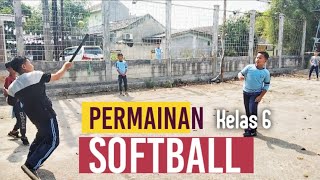 Permainan softball  Rounders  Kelas 6 [upl. by Dillie]