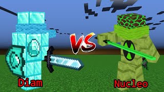 Diam vs Nucleo  Minecraft Mob Battle [upl. by Retsae761]