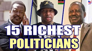 15 RICHEST POLITICIANS IN KENYA [upl. by Gittel]