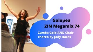 Zumba Gold AND CHAIR Choreo  Galopea BIP Zin MM74 [upl. by Meave]