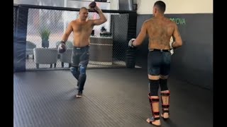 Sean Strickland vs Alex Pereira SPARRING SESSION [upl. by Jorgenson880]