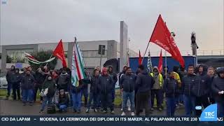 Sciopero alla CPC Group di Camposanto per il contratto aziendale [upl. by Akire]