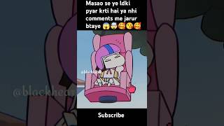 Masao and nanni lovestory 😘🥰newtrend shocking utubeshorts viralvideos shinchan shorts [upl. by Ahsiened263]