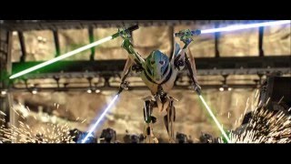 Star Wars General Grievous lightsabers spinning sound effect [upl. by Alleuqcaj]