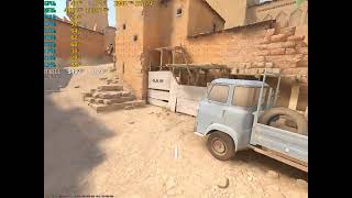 AMD 9800X3D  RTX 4070 Super  Counter Strike 2  43 FPS Test Map  889 FPS [upl. by Ateekram]