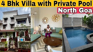 Olive Villa Goa  4 Bhk Villa with Private pool in North Goa  Luxury Villa in Goa [upl. by Castora]