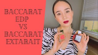 Baccarat Rouge 540 EDP vs Baccarat Rouge 540 extrait Плюс 4 аналога Баккары [upl. by Thgiwed]