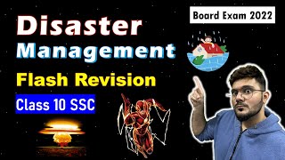 Disaster Management  Flash Revision  SSC Class10  Parth Momaya [upl. by Einapets]