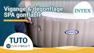 TUTO Vidange et dégonflage pour hivernage d’un spa Intex [upl. by Eiramesor74]