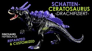 Schleich ® Ceratosaurus  Custom Trash for Beginners  Teil 2  OOAK Schattendrache für Eldrador [upl. by Ailemac754]