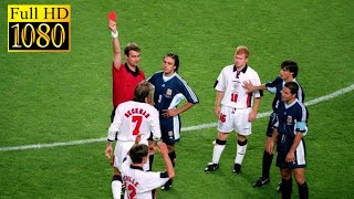 Argentina 2 4 x 3 2 England World Cup 1998  Full highlight 1080p HD  David Beckham [upl. by Enaujed136]