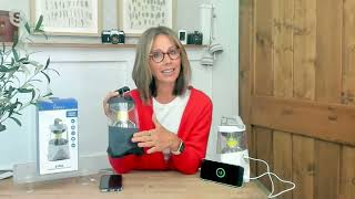 HALO 1000 Lumen Rechargeable Lantern with Power Bank on QVC [upl. by Matusow]