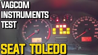 VAGCOM Instruments Test Seat Toledo [upl. by Asil]