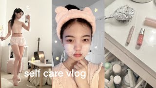 Self Care Vlog Pamper w Me Skincare Routine Favorite Beauty Tips amp Full Day of at Home Spa [upl. by Bella]