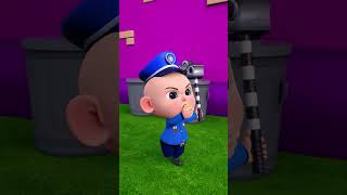 Bad Guy Go Away Song  Song for Children shorts song 3d kids [upl. by Jelena]