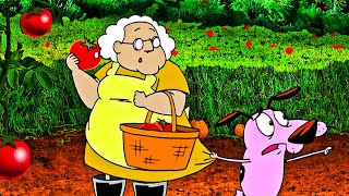 Scary Vegetables  Hindi Dubbed  Courage the Cowardly Dog in Hindi  Old Cartoon  Scary Episode [upl. by Euqirat]