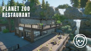 Wilder Peaks  Planet Zoo Console Edition speed build  Ep4 part 1 Restaurant and Cafe [upl. by Lesig]