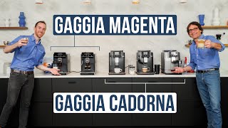 Compare Gaggia Magenta vs Gaggia Cadorna Automatic Espresso Machines [upl. by Mcroberts]