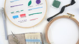 How to Embroider by Hand for Beginners [upl. by Assilla]