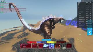 Godzilla ultima exploit  Roblox Kaiju Universe [upl. by Ahsienek]