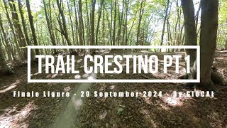 Finale Ligure eMTBing  Trail Crestino Pt1 [upl. by Anelam607]