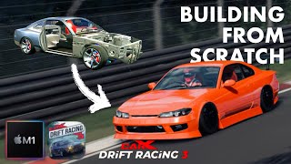 Building Silvia S15 from scratch in CarX Drift Racing 3  Max Graphics  M1 Apple [upl. by Claudy194]