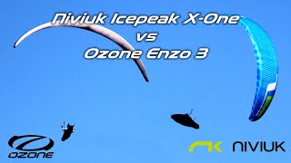 Test flight Niviuk Icepeak XOne amp Ozone Enzo 3 [upl. by Cummins913]