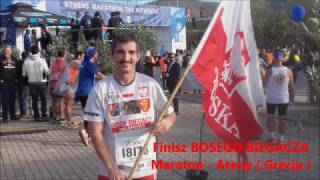 34 ATHENS CLASSIC MARATHON  Finisz Paweł Mej  BOSY BIEGACZ  13112016 R [upl. by Eibbed]